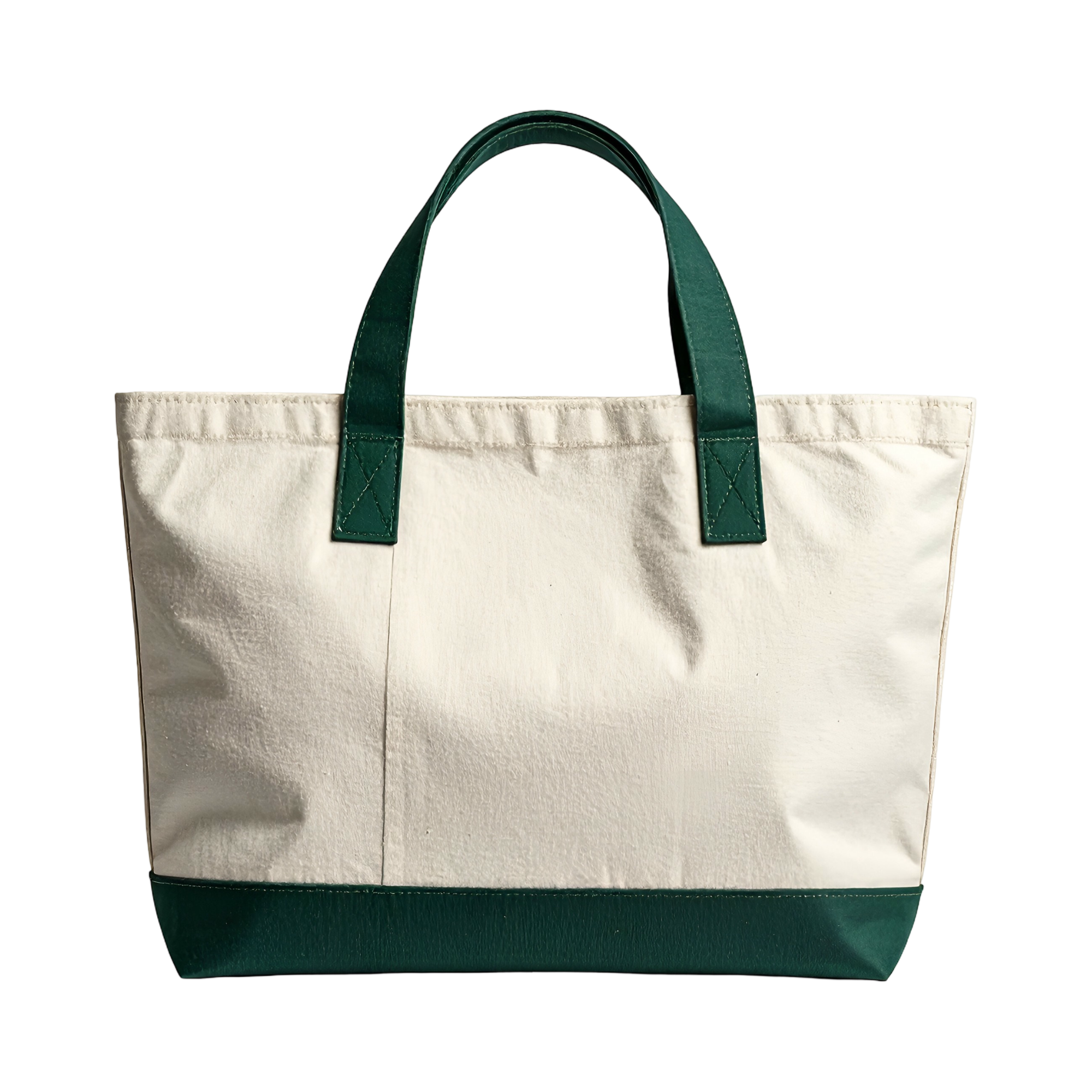 Tote Bag with Leather Handles